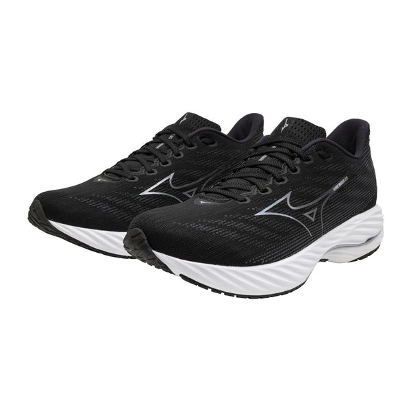 MIZUNO ウエーブライダー28 (MENS) ブラック×シルバー×ホワイト