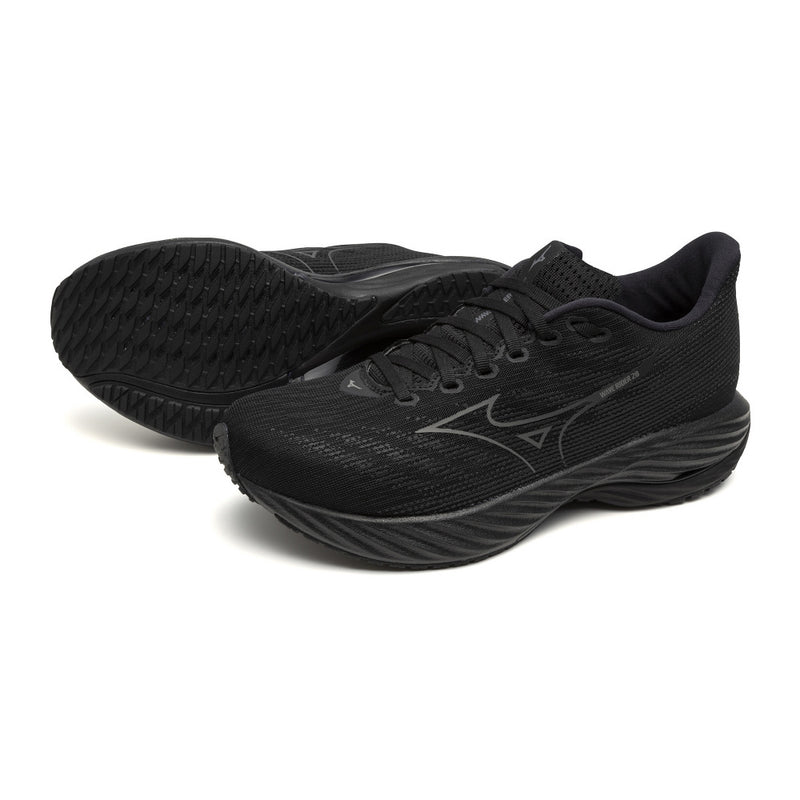 MIZUNO ウエーブライダー28 SW (UNISEX) ブラック×ダークグレー