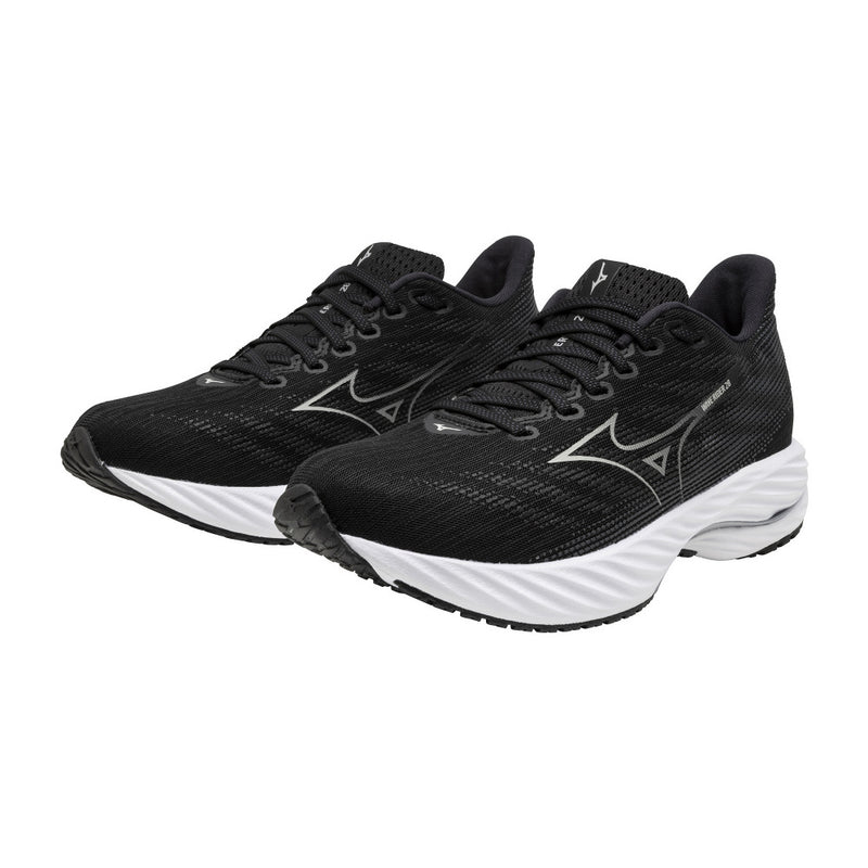 MIZUNO ウエーブライダー28 (WOMENS) ブラック×グレー×ダークネイビー