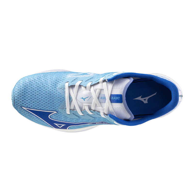 MIZUNO Wave Rebellion Flash 2 (MENS) Blue x Blue x White