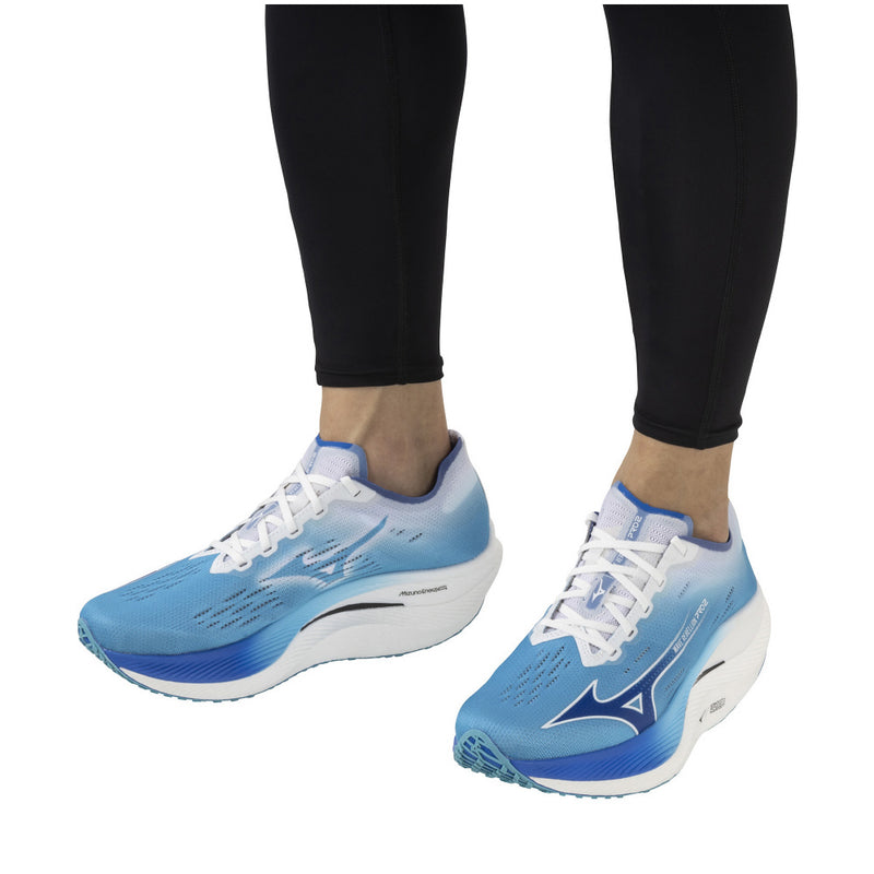 MIZUNO WAVE REBELLION PRO 2 (UNISEX) Blue x Blue