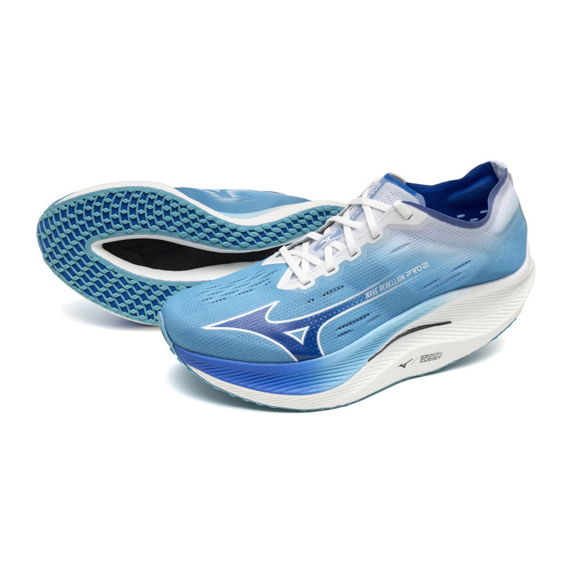 MIZUNO WAVE REBELLION PRO 2 (UNISEX) Blue x Blue