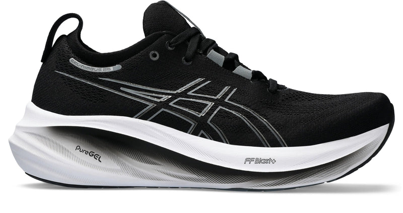 ASICS GEL-NIMBUS 26 EXTRA WIDE （Men's） BLACK/GRAPHITE GREY