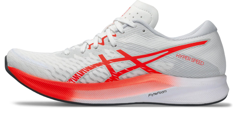 ASICS HYPER SPEED 3 (Women's) WHITE/SUNRISE RED