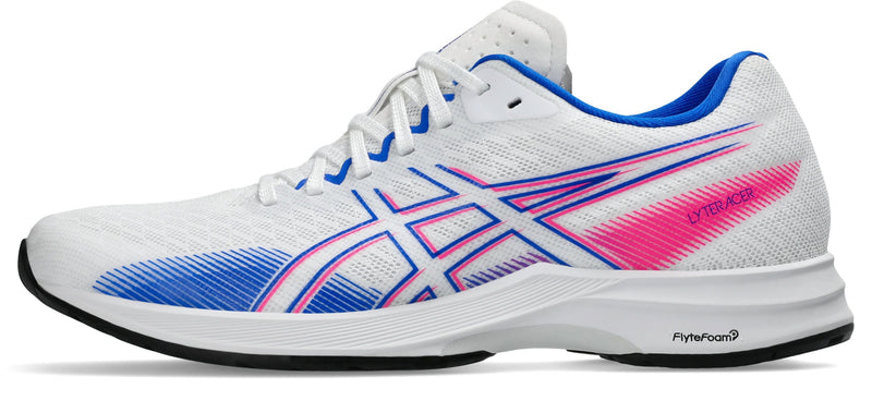 ASICS LYTERACER 5 (Women's) WHITE/ILLUSION BLUE