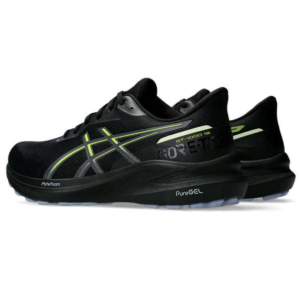 ASICS GT-1000 13 GTX (MENS) BLACK/SAFETY YELLOW