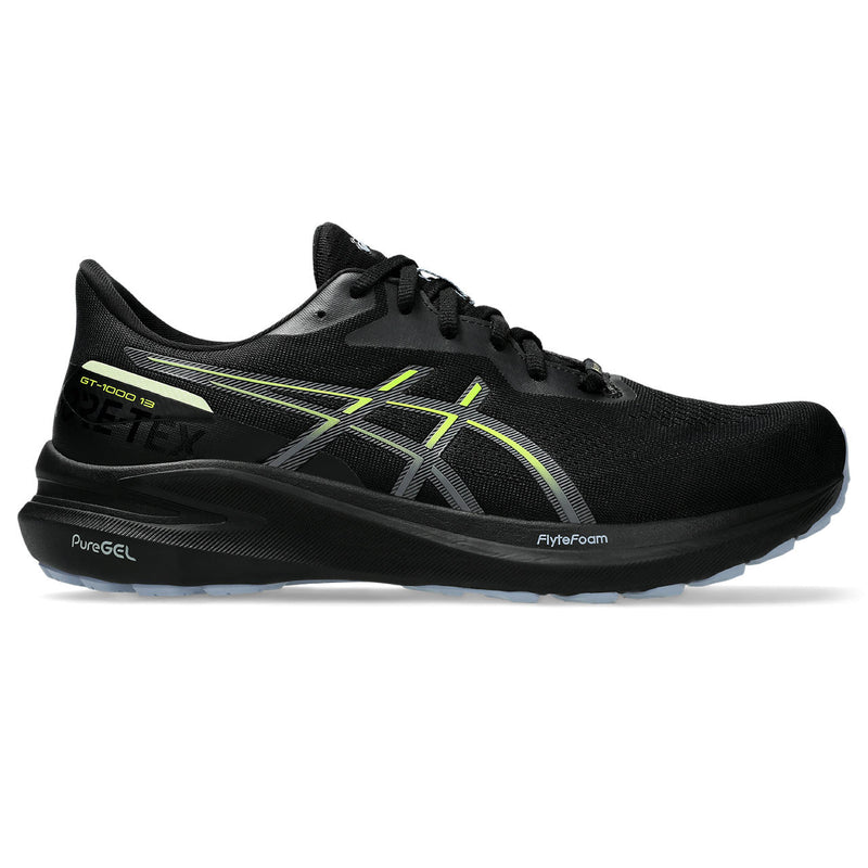 ASICS GT-1000 13 GTX (MENS) BLACK/SAFETY YELLOW