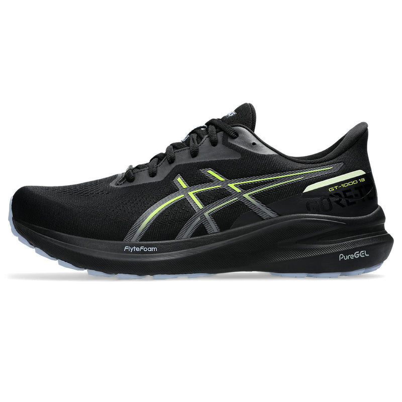 ASICS GT-1000 13 GTX (MENS) BLACK/SAFETY YELLOW