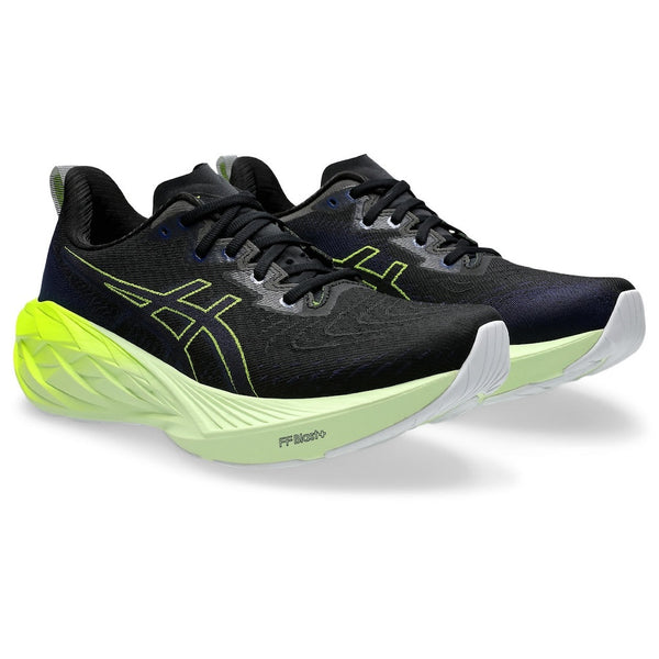 ASICS NOVABLAST 4 (MENS) BLACK/BLUE EXPANSE（WIDE）