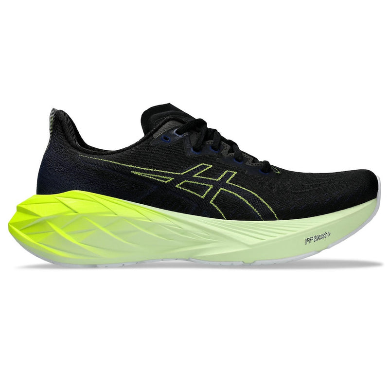 ASICS NOVABLAST 4 (MENS) BLACK/BLUE EXPANSE（WIDE）