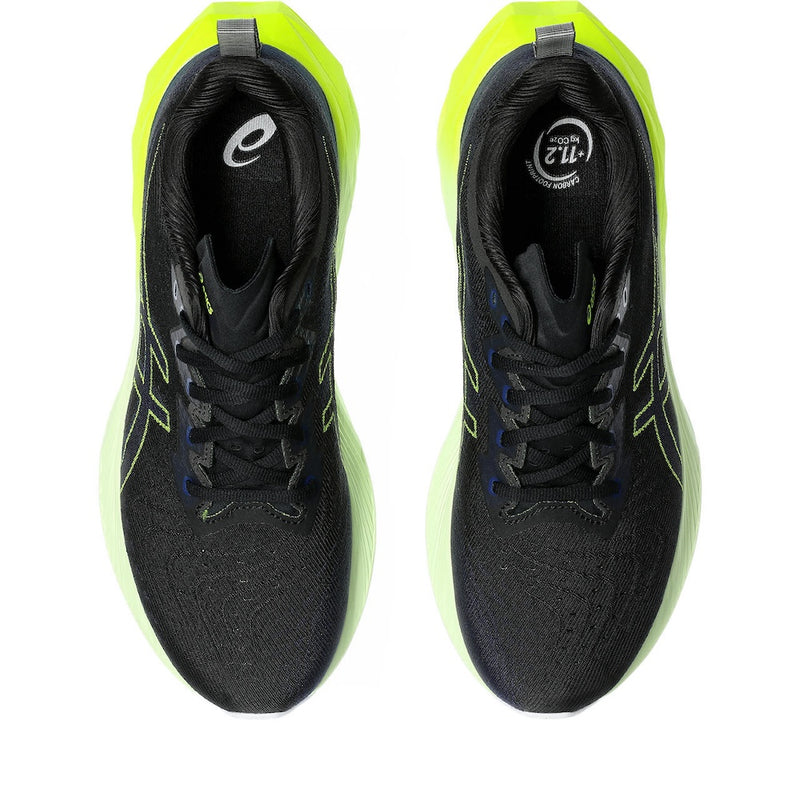 ASICS NOVABLAST 4 (MENS) BLACK/BLUE EXPANSE（WIDE）