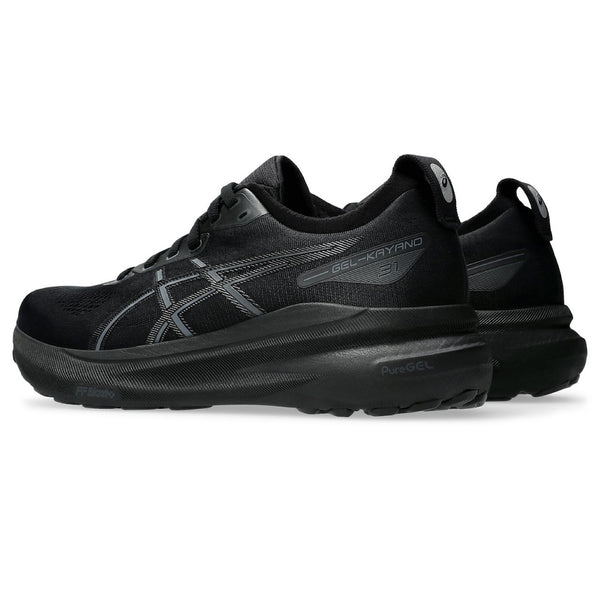 ASICS GEL-KAYANO 31 (MENS) BLACK/BLACK (EXTRA WIDE)