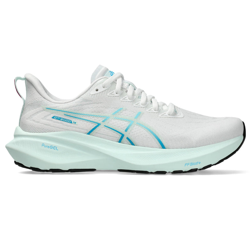 ASICS GT-2000 13 (WOMENS) WHITE/SOOTHING SEA