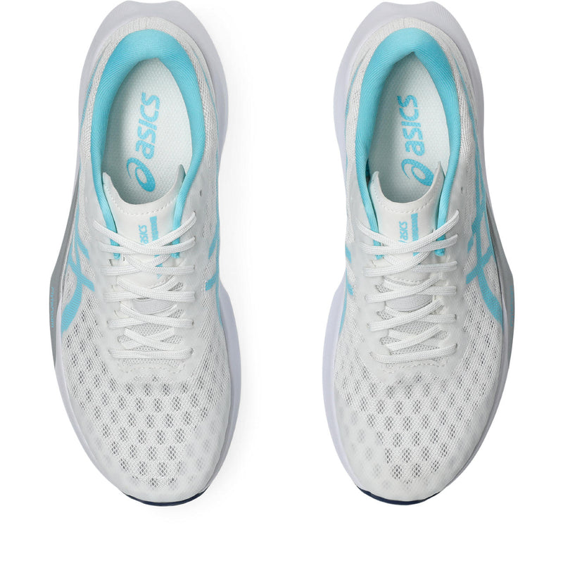 ASICS HYPER SPEED 4 (WOMENS) WHITE/BRIGHT CYAN