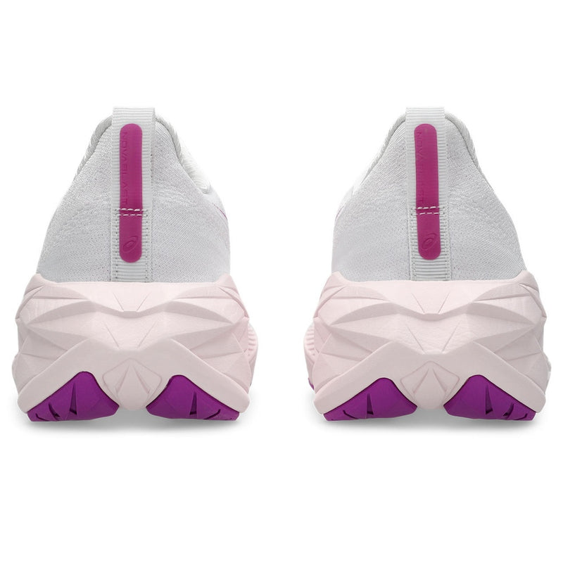 ASICS NOVABLAST 4 (WOMENS) WHITE/SOOTHING SEA (WIDE)