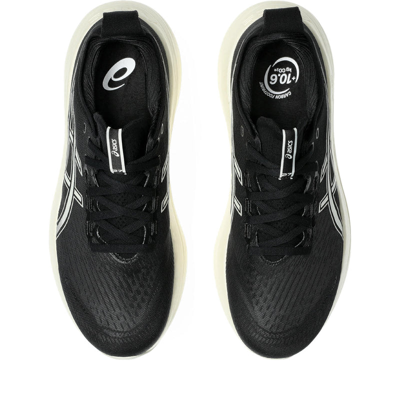 ASICS GEL-NIMBUS 27 (MENS) BLACK/LAKE GREY (EXTRA WIDE)