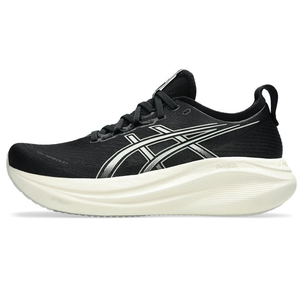 ASICS GEL-NIMBUS 27 (MENS) BLACK/LAKE GREY (EXTRA WIDE)