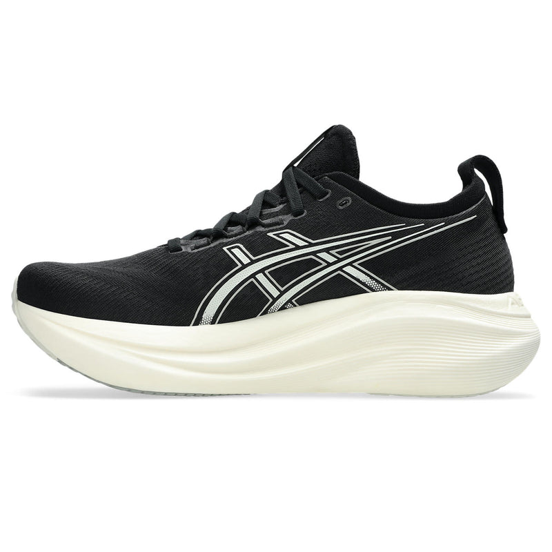 ASICS GEL-NIMBUS 27 (MENS) BLACK/LAKE GREY (EXTRA WIDE)