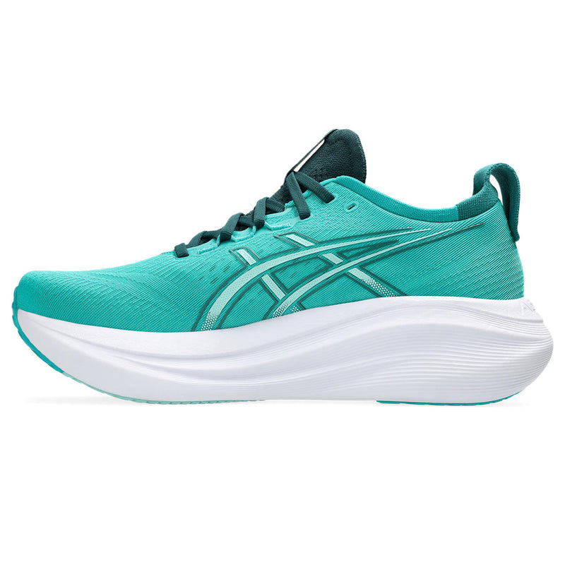 ASICS GEL-NIMBUS 27 (MENS) WAVE TEAL/SAXON GREEN