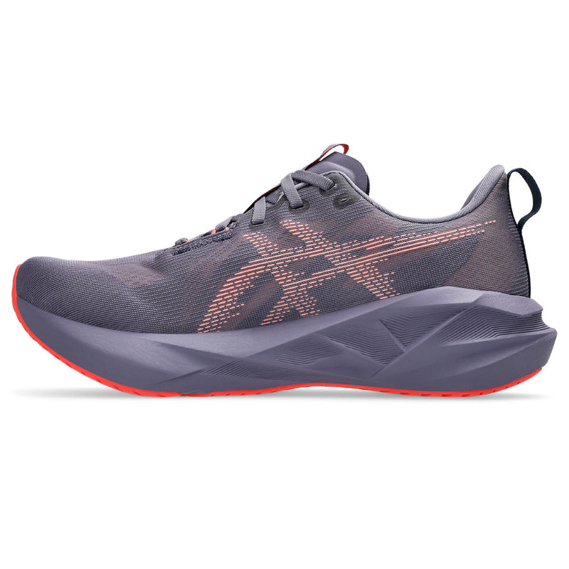 ASICS NOVABLAST 5 (MENS) GREYISH PURPLE/CORAL REEF