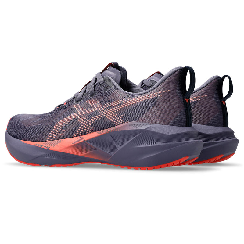 ASICS NOVABLAST 5 (WOMENS) GREYISH PURPLE/CORAL REEF