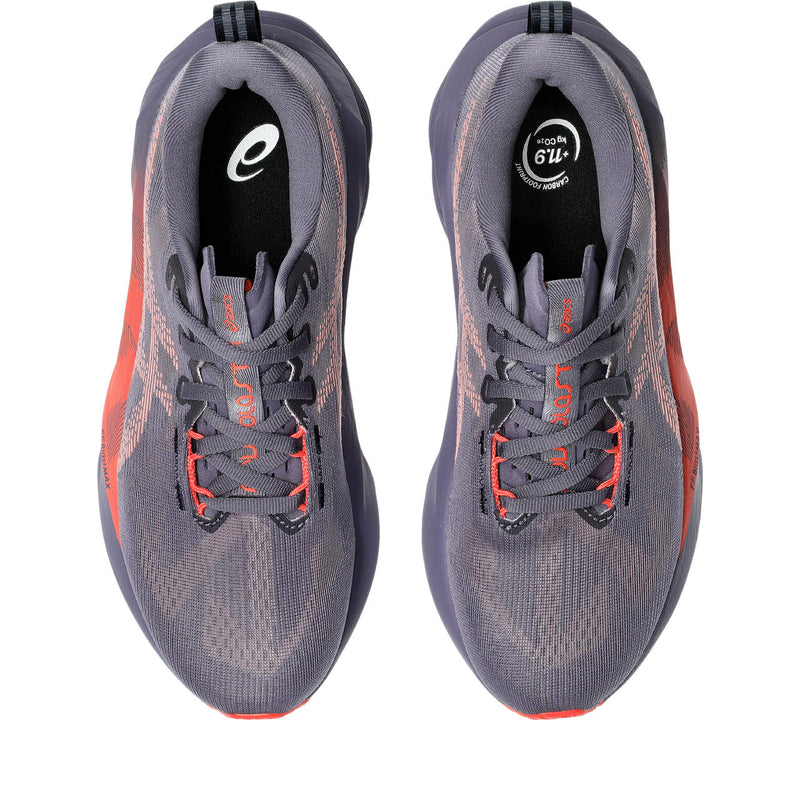 ASICS NOVABLAST 5 (WOMENS) GREYISH PURPLE/CORAL REEF