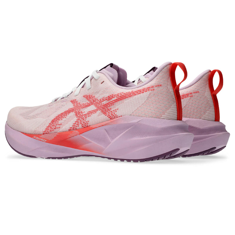ASICS NOVABLAST 5 (WOMENS) WHITE/CORAL REEF WIDE