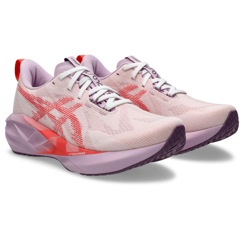 ASICS NOVABLAST 5 (WOMENS) WHITE/CORAL REEF WIDE – Runtrip Store