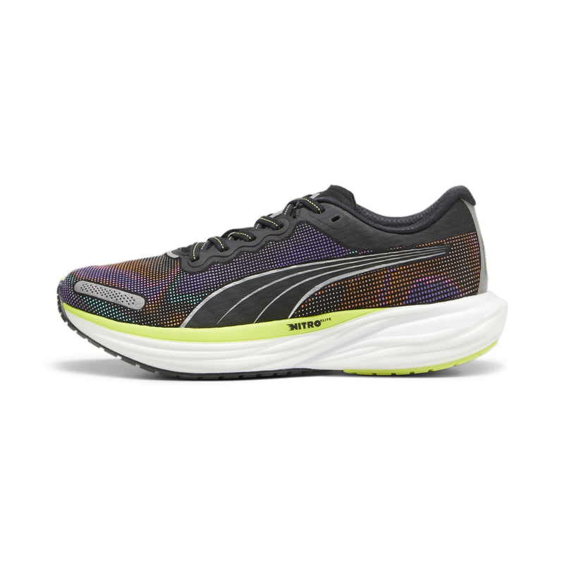 PUMA Deviate Nitro 2 Psychedelic Rush (Men's) Puma Black/Lime Paw/Puma White