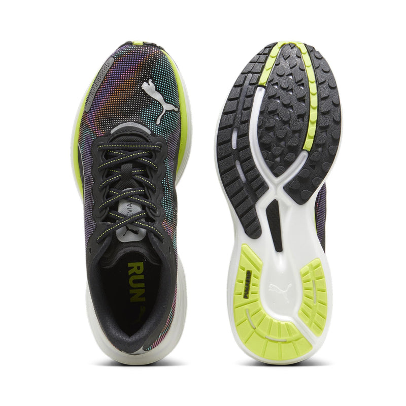 PUMA Deviate Nitro 2 Psychedelic Rush (Men's) Puma Black/Lime Paw/Puma White