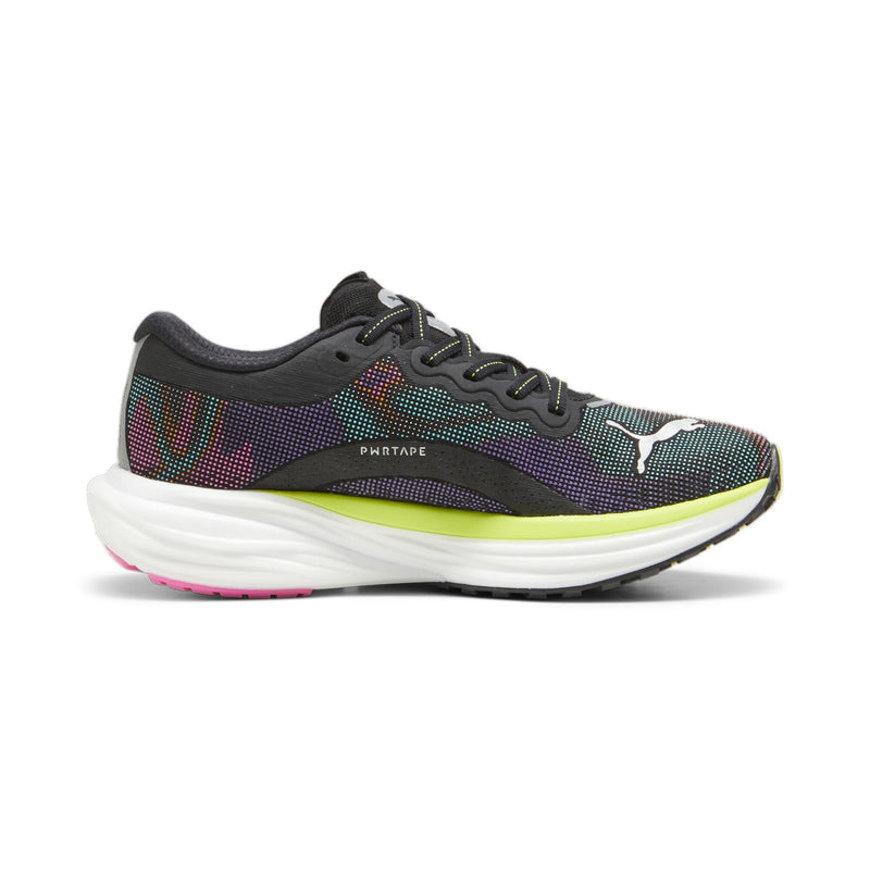 PUMA Deviate Nitro 2 Psychedelic Rush (Women's) Puma Black/Lime Paw/Poison Pink