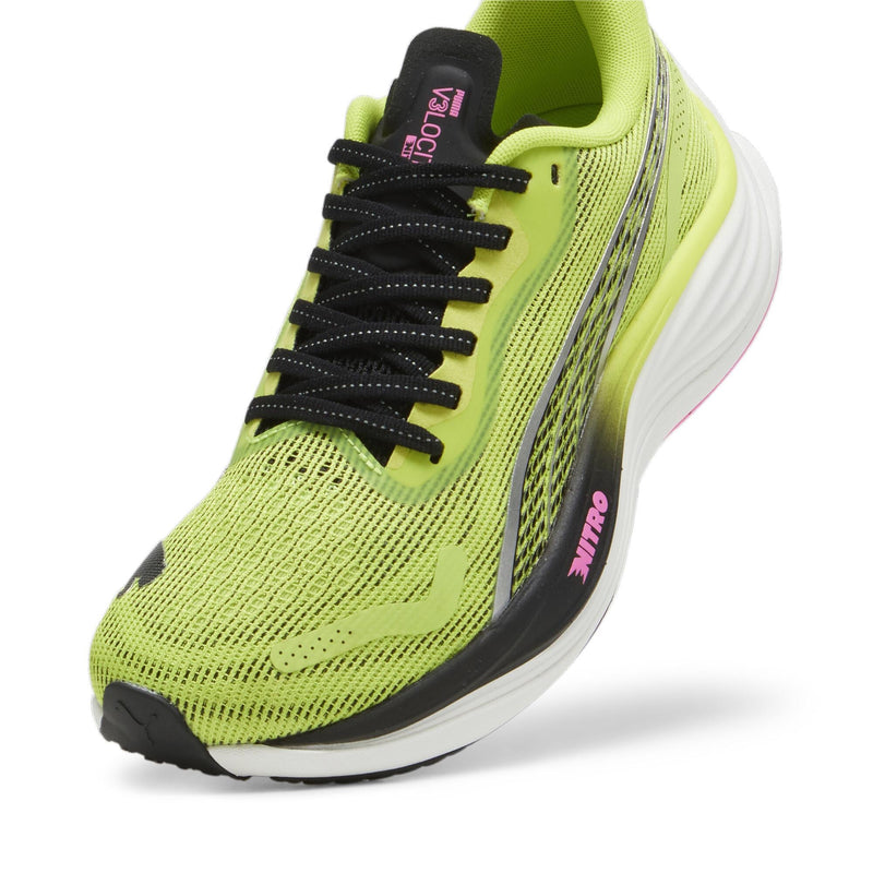 PUMA Velocity Nitro 3 Psychedelic Rush (Women's) Lime Pow/Puma Black/Poison Pink