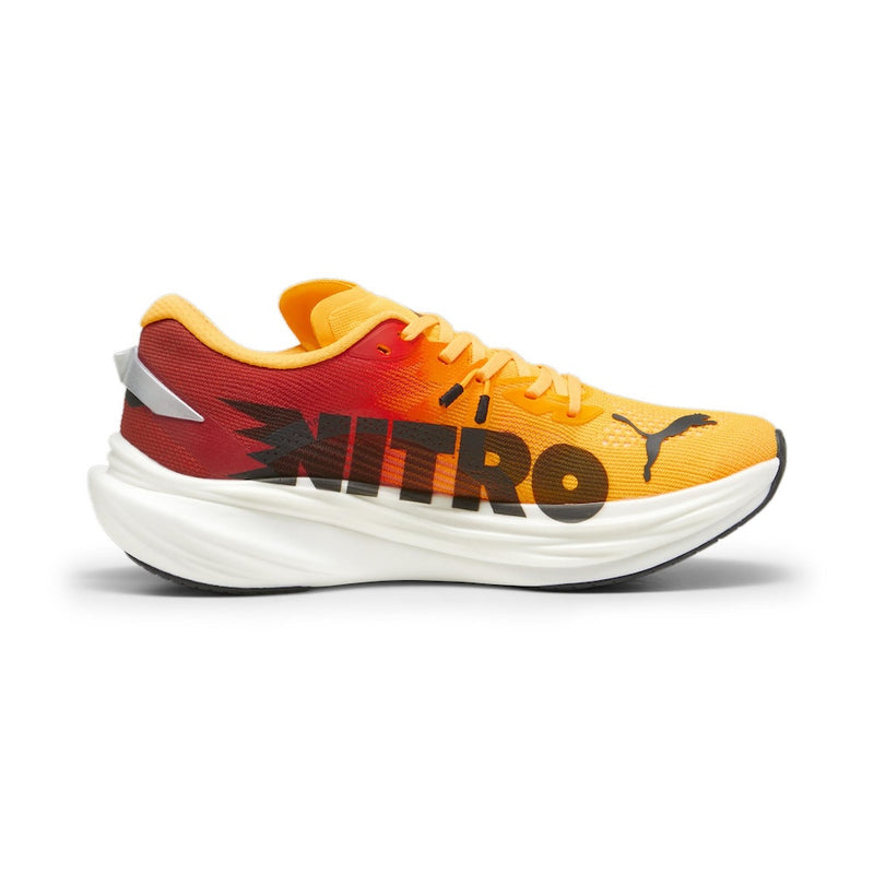 PUMA ディヴィエイト ニトロ 3 ファイアーグロー (MENS) SUN STREAM-SUNSET GLOW-PUMA