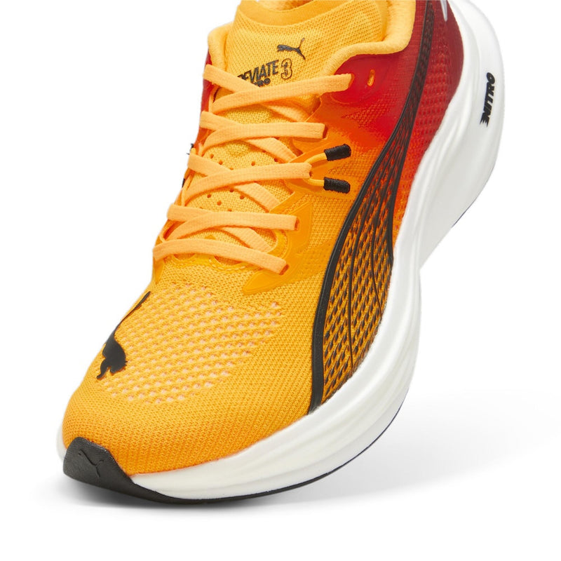 PUMA ディヴィエイト ニトロ 3 ファイアーグロー (MENS) SUN STREAM-SUNSET GLOW-PUMA