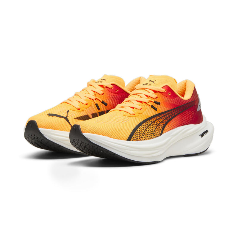 PUMA ディヴィエイト ニトロ 3 ファイアーグロー  (WOMENS) SUN STREAM-SUNSET GLOW-PUMA