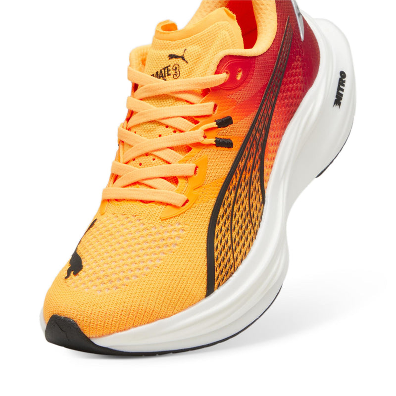 PUMA ディヴィエイト ニトロ 3 ファイアーグロー  (WOMENS) SUN STREAM-SUNSET GLOW-PUMA