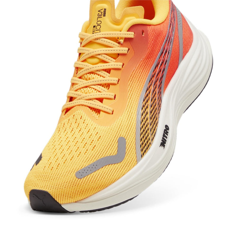 PUMA ヴェロシティ ニトロ 3 ファイアーグロー (MENS) SUN STREAM-SUNSET GLOW-PUMA