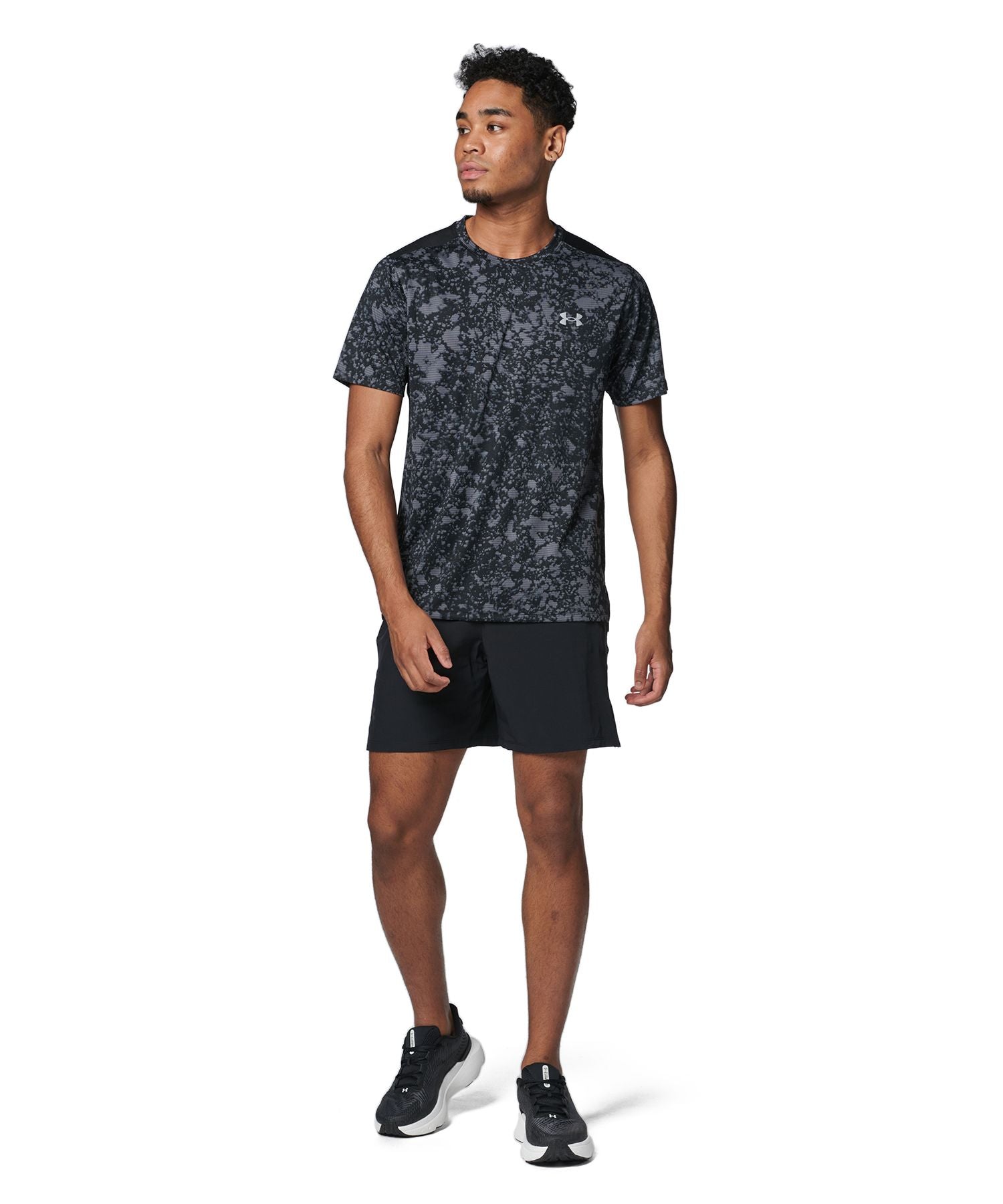 UNDER ARMOUR UA Infinite Pro（Men's） Black / Castlerock / White