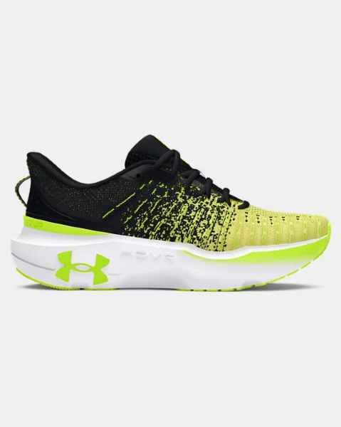 UNDER ARMOUR UA Infinite Elite（Women's） Black / Sonic Yellow / High Vis Yellow