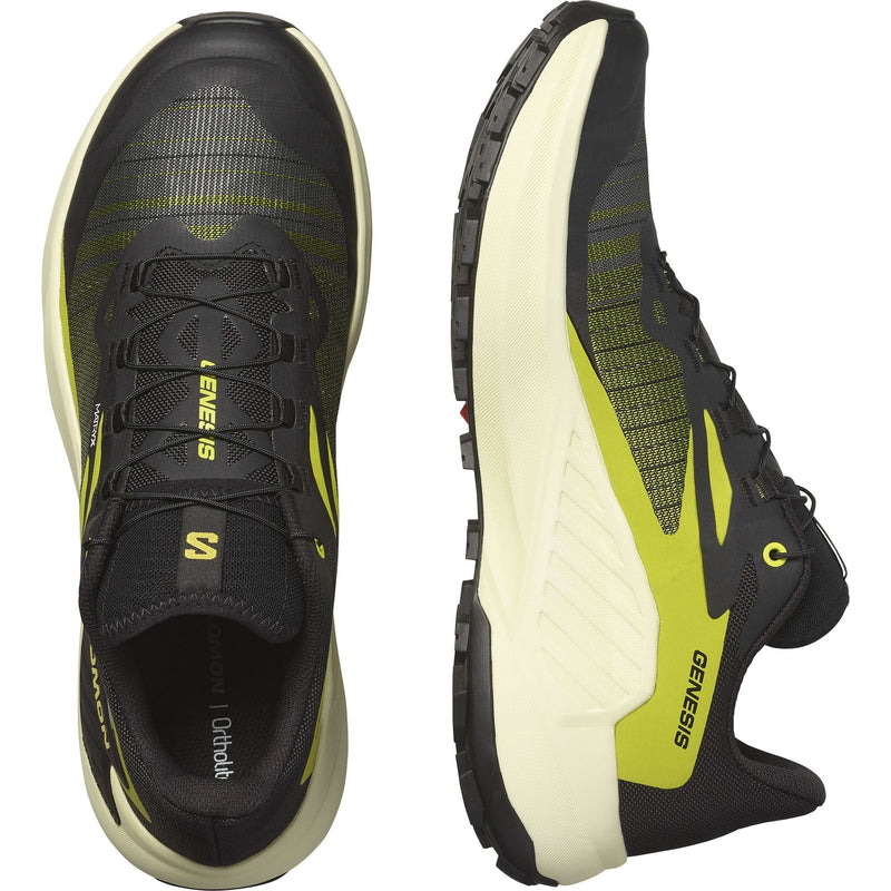 SALOMON GENESIS (Men's) Black / Sulfur Spring / Transparent Yellow