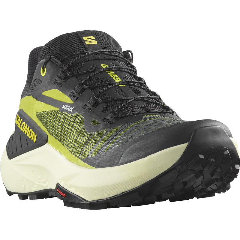 SALOMON GENESIS (Men's) Black / Sulfur Spring / Transparent Yellow