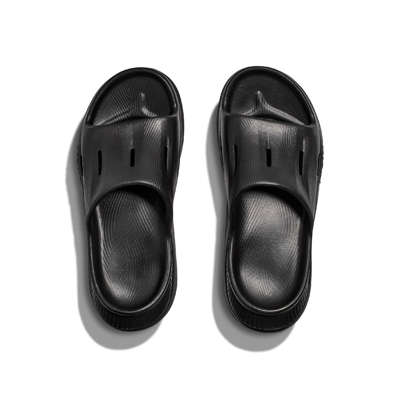 HOKA U ORA RECOVERY SLIDE 3 (UNISEX) BLACK / BLACK