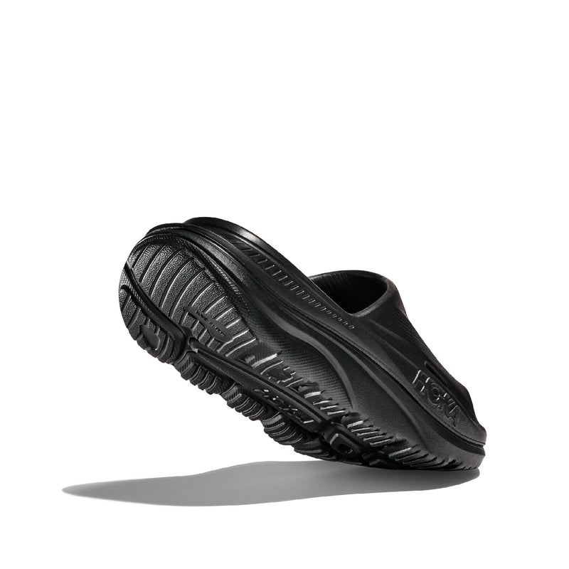 HOKA U ORA RECOVERY SLIDE 3 (UNISEX) BLACK / BLACK