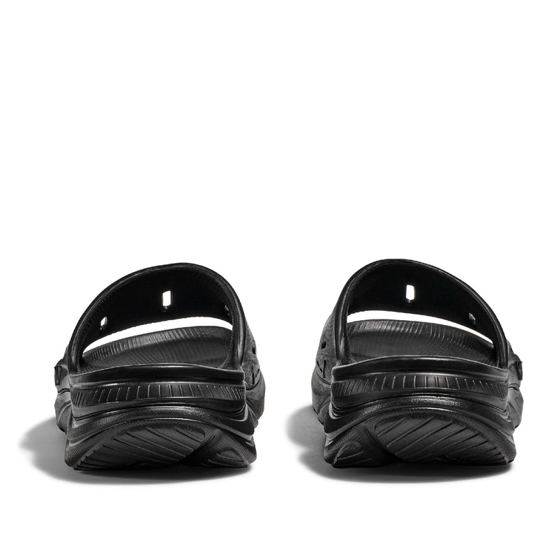 HOKA U ORA RECOVERY SLIDE 3 (UNISEX) BLACK / BLACK