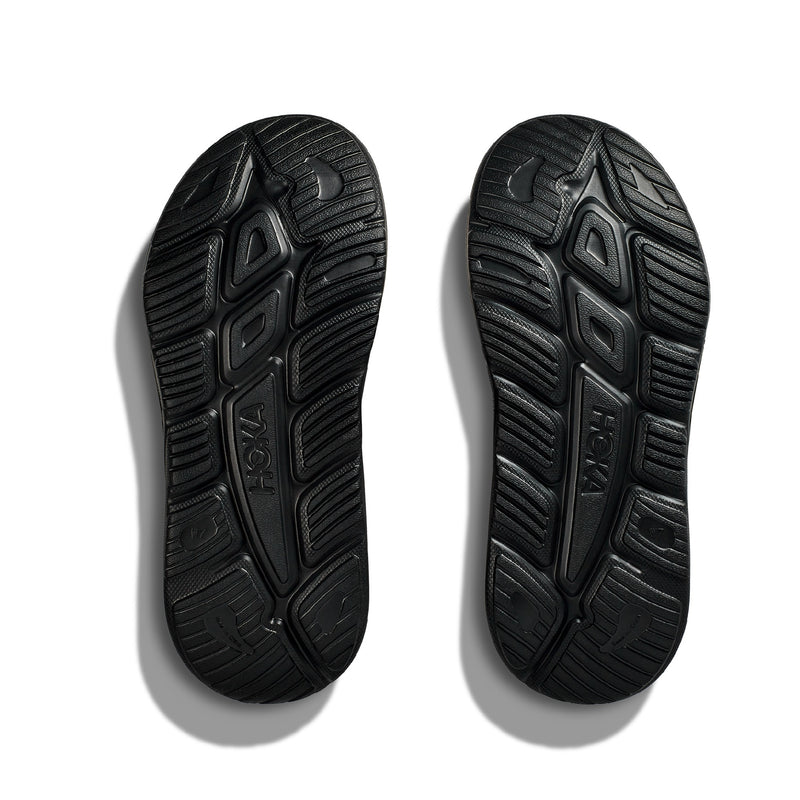 HOKA U ORA RECOVERY SLIDE 3 (UNISEX) BLACK / BLACK