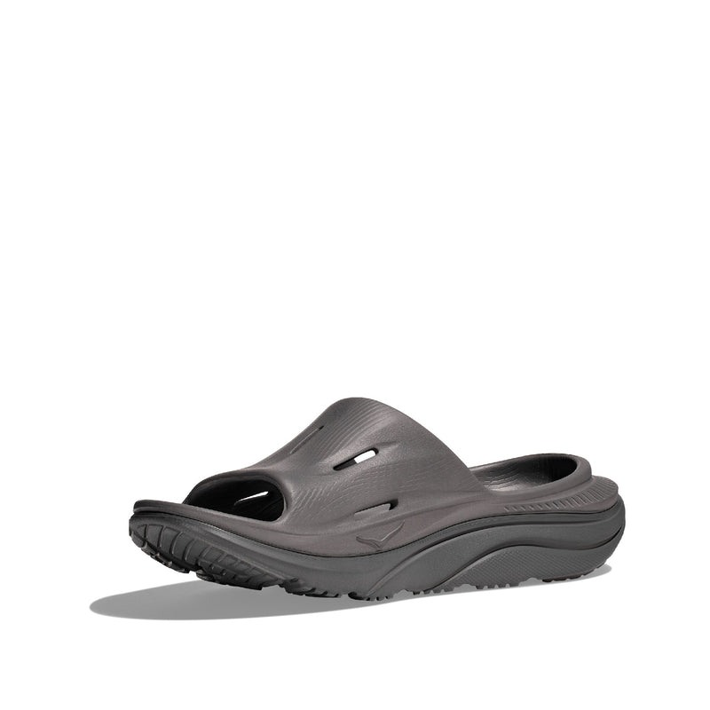 HOKA U ORA RECOVERY SLIDE 3 (UNISEX) GREY / GREY