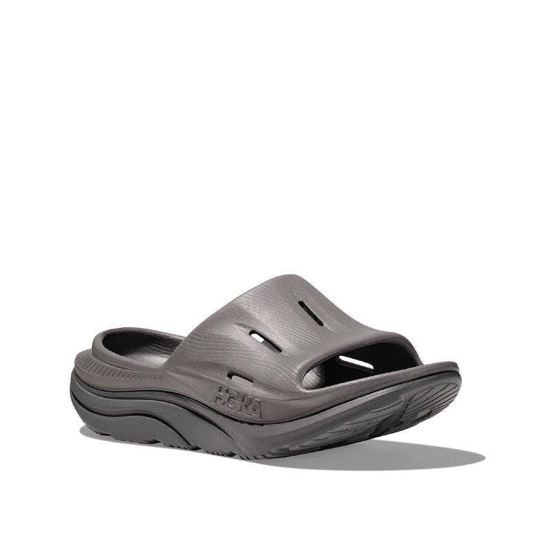 HOKA U ORA RECOVERY SLIDE 3 (UNISEX) GREY / GREY