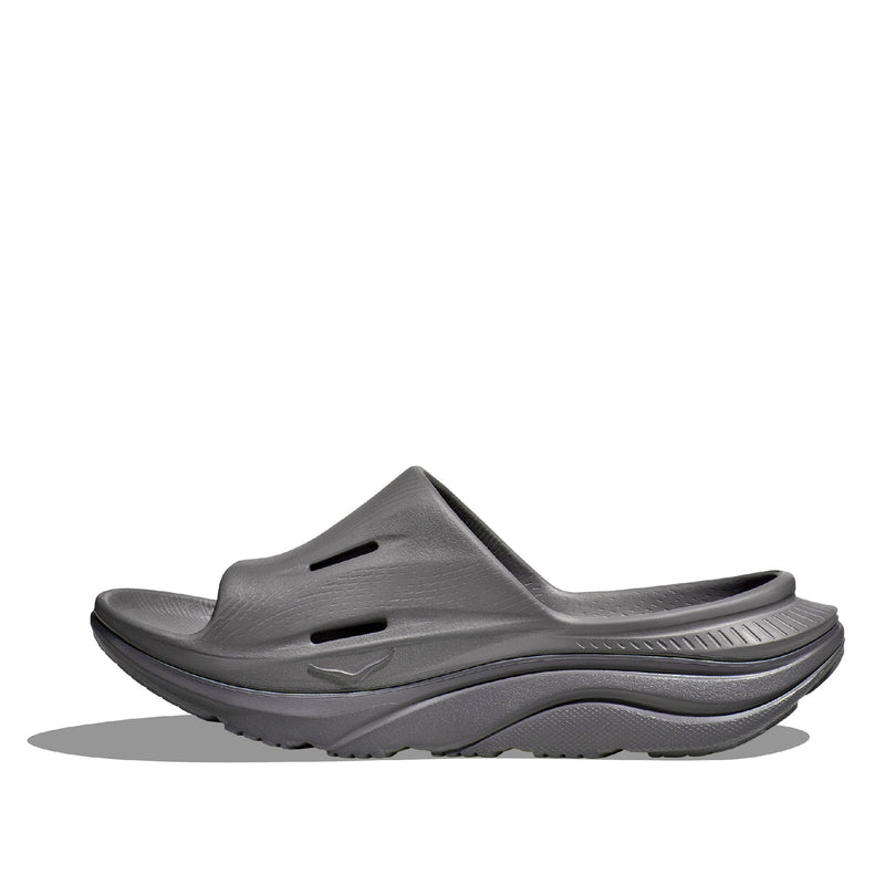 HOKA U ORA RECOVERY SLIDE 3 (UNISEX) GREY / GREY