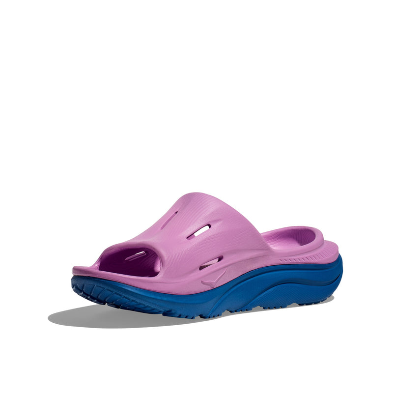 HOKA U ORA RECOVERY SLIDE 3 (UNISEX) CYCLAMEN / COASTAL SKY