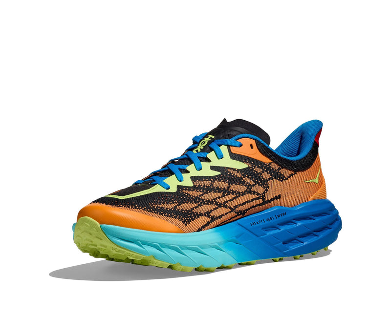 HOKA SPEEDGOAT 5 (Men's) SOLAR FLARE / DIVA BLUE